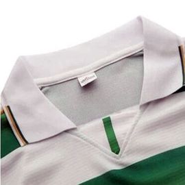 Big Size Green And White Stripes Sublimation Football Jersey