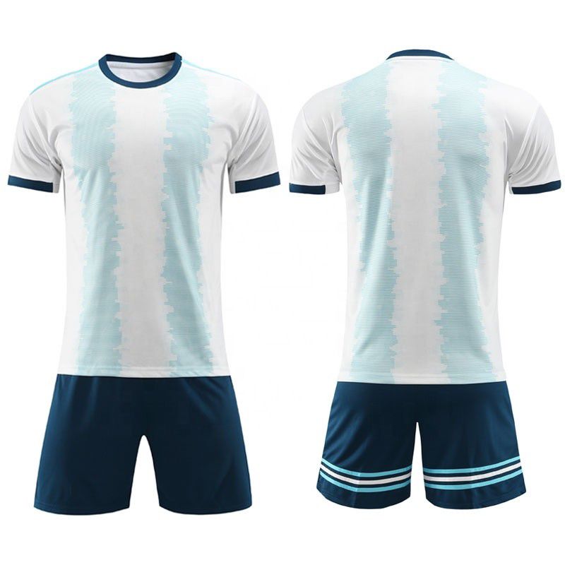 2019 Latest argentina new design wholesale top thai quality soccer jersey