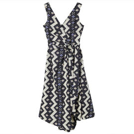 Factory price woven ladies summer office dress