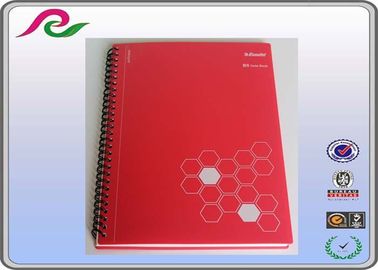 red Recyclable stone paper A5 spiral office notebooks of PP Cover